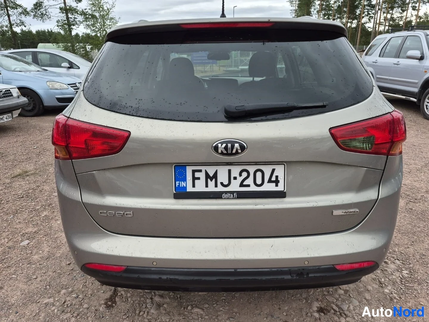 Harmaa Kia Ceed 2017, takaa, kuva 9