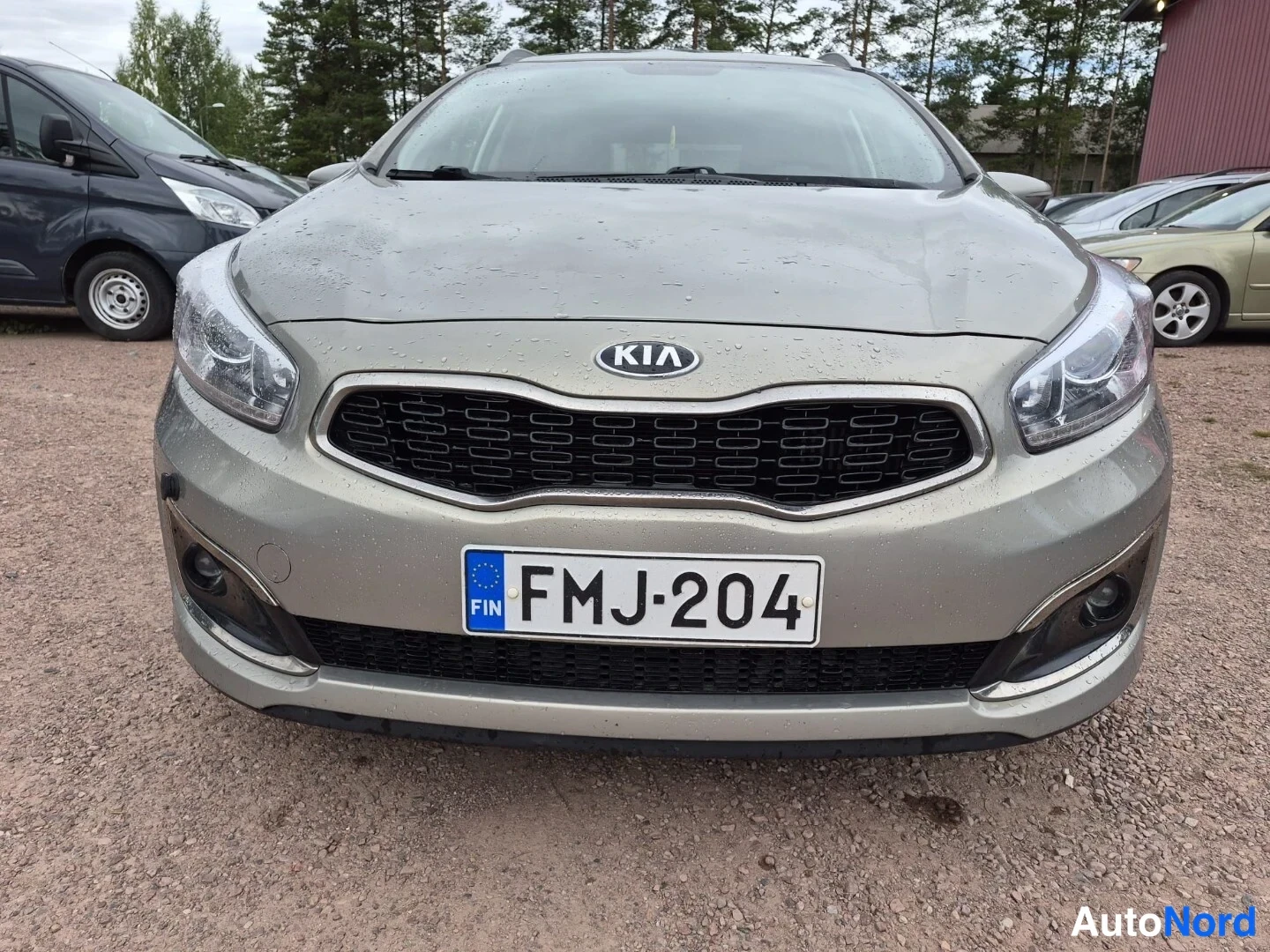 Harmaa Kia Ceed 2017, edestä, kuva 2