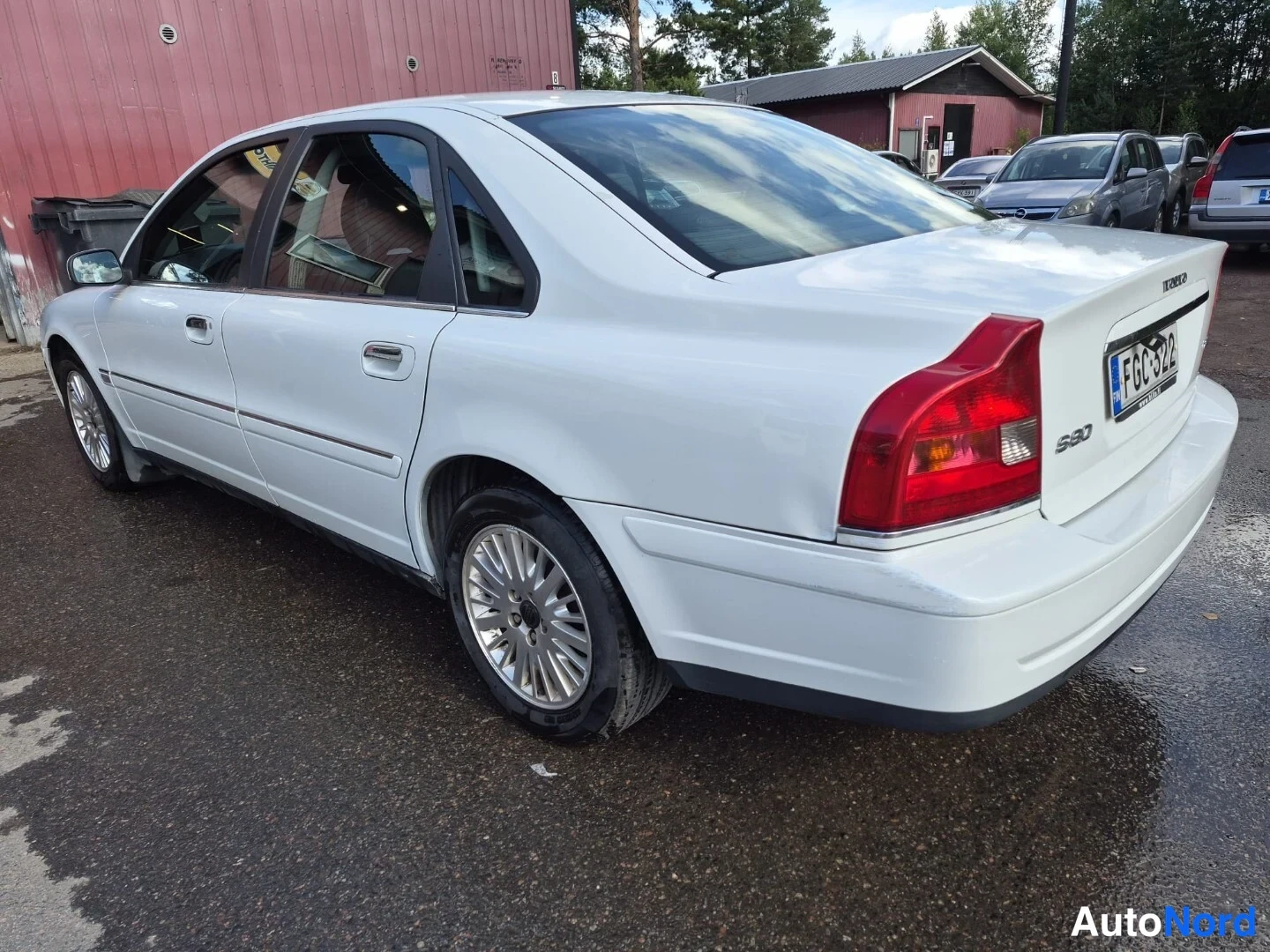 Valkoinen Volvo S80 2003, takaviisto, kuva 8