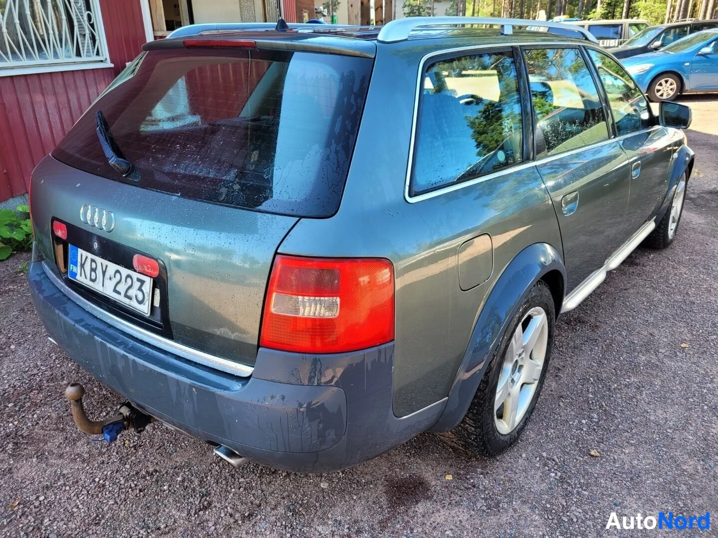 Vihreä Audi A6 allroad quattro 2002, takaviisto, kuva 7