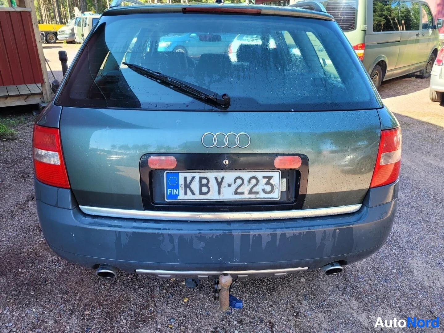 Vihreä Audi A6 allroad quattro 2002, takaa, kuva 8