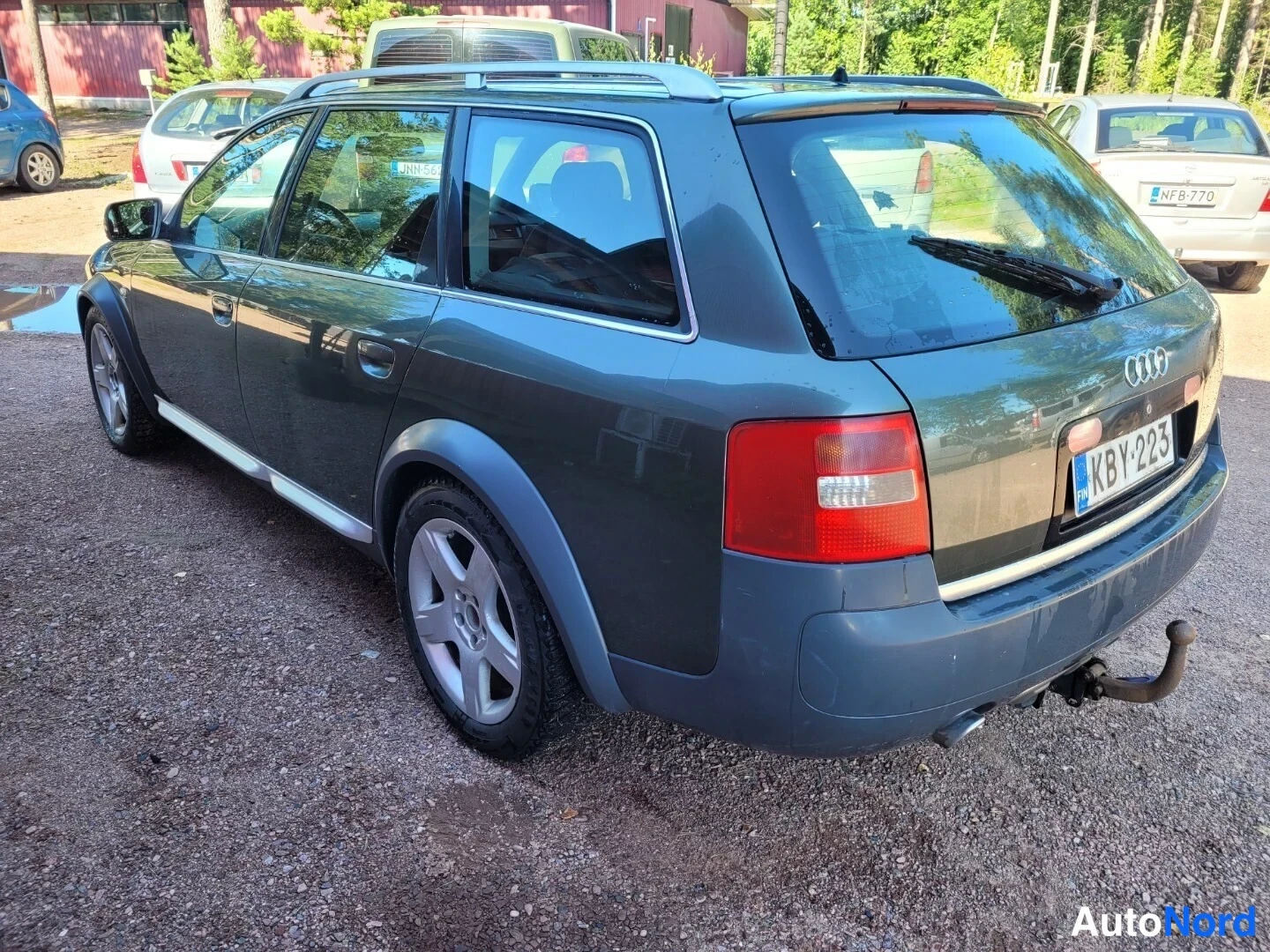 Vihreä Audi A6 allroad quattro 2002, takaviisto, kuva 6