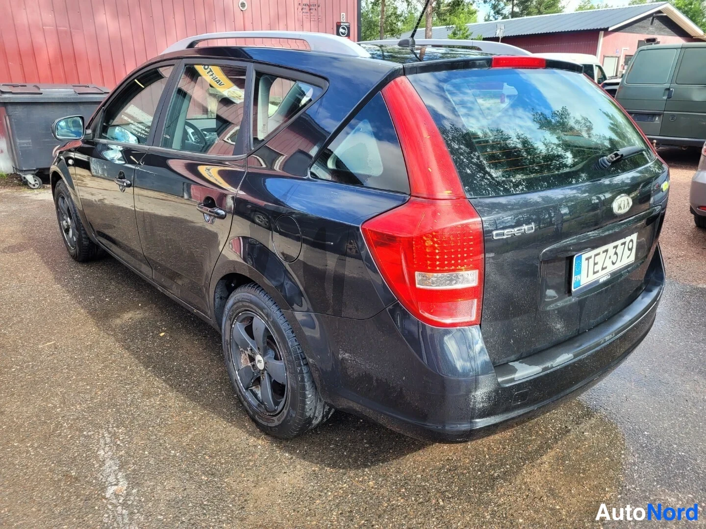 Musta Kia Ceed 2010, takaviisto, kuva 7