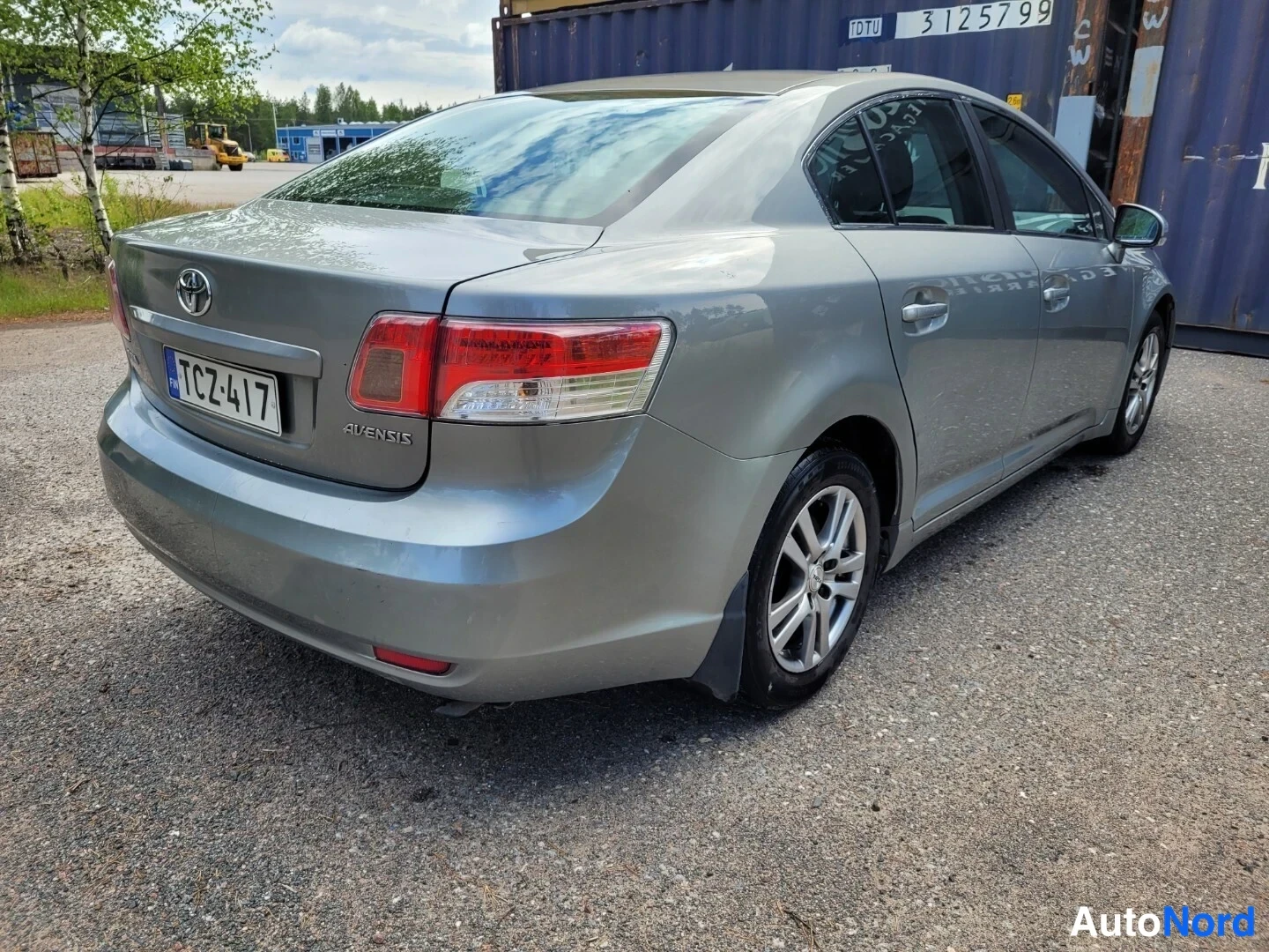 Harmaa Toyota Avensis 2010, takaviisto, kuva 7