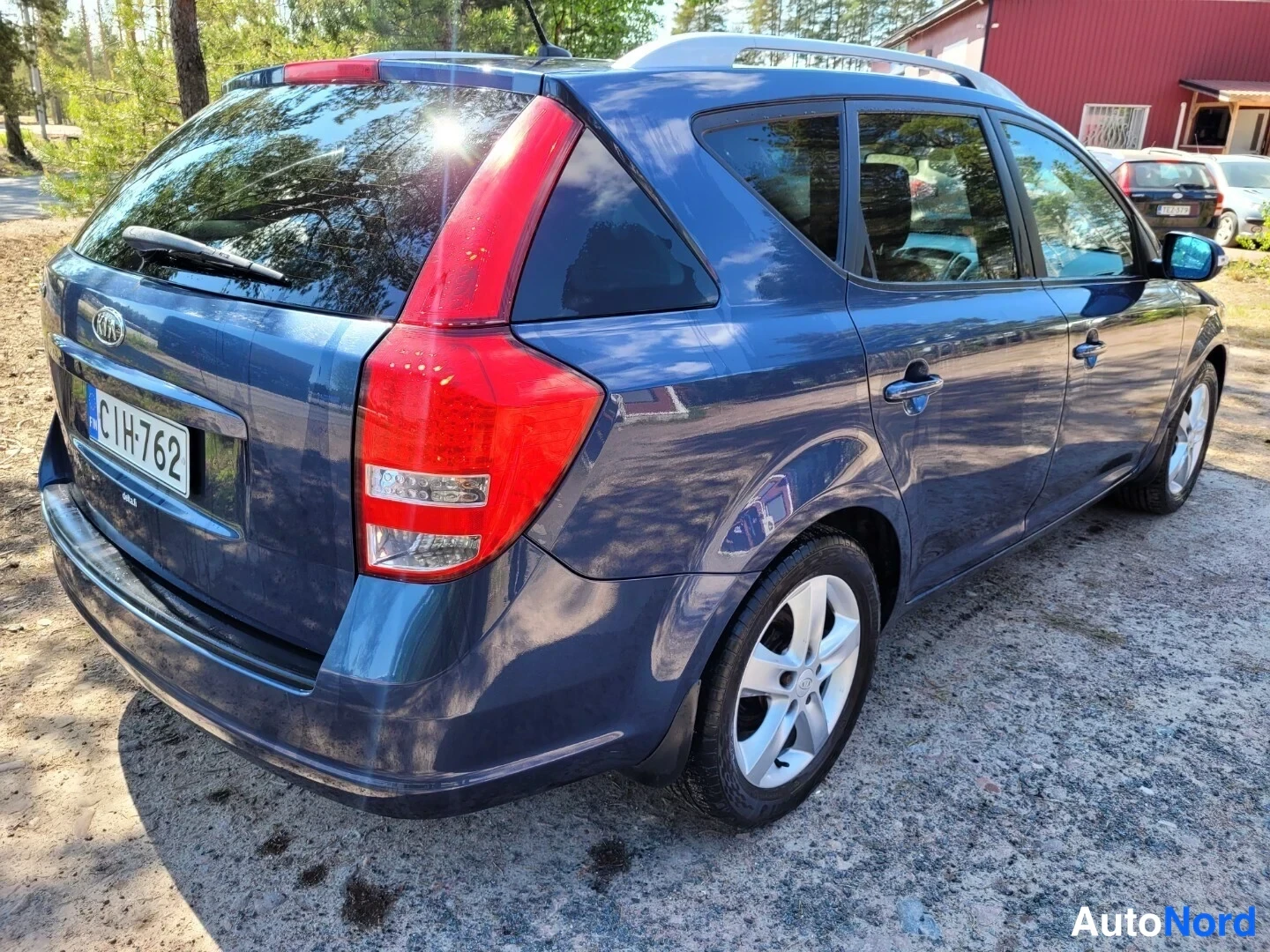 Sininen Kia Ceed 2011, takaviisto, kuva 7