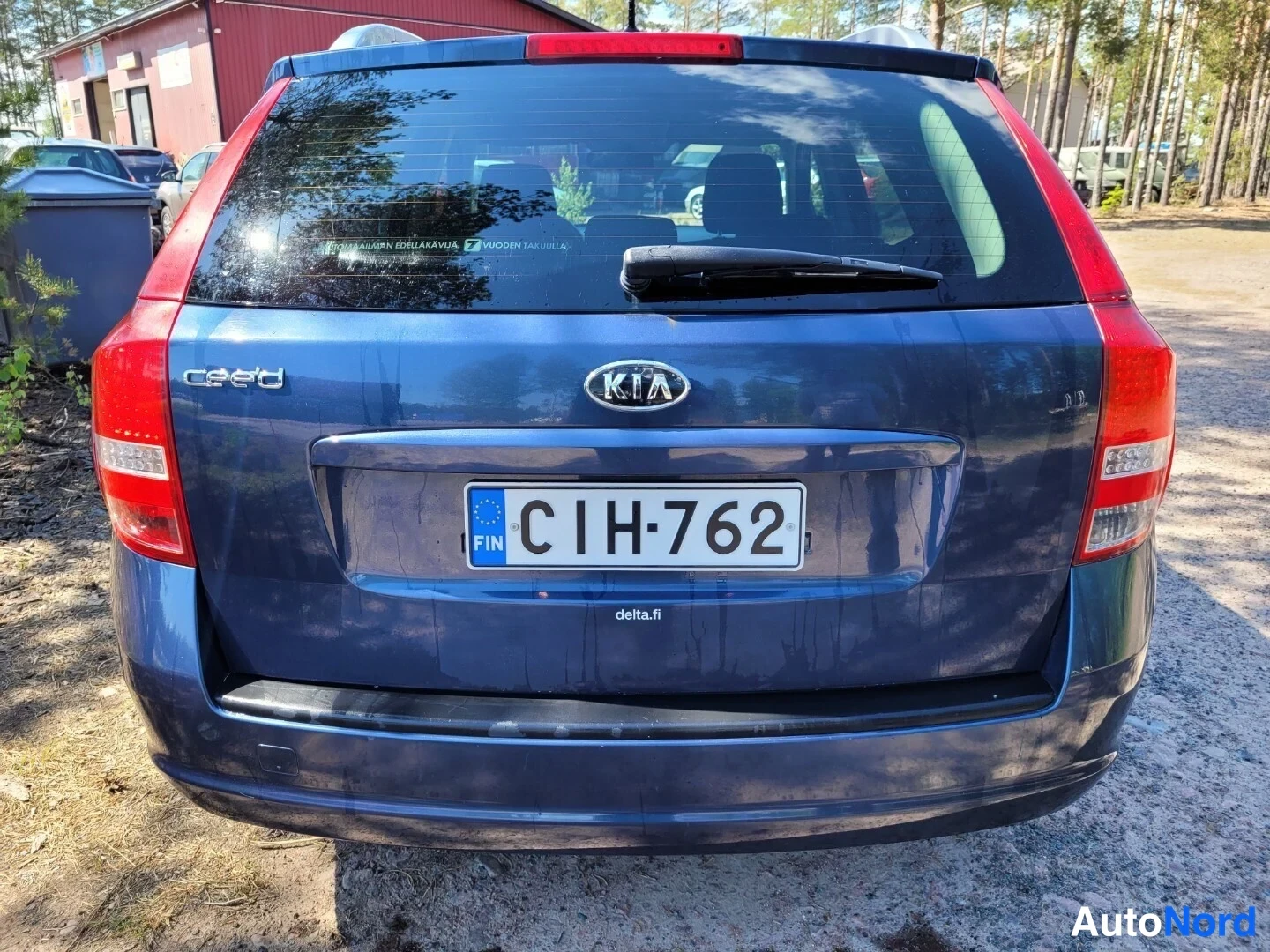 Sininen Kia Ceed 2011, takaa, kuva 9