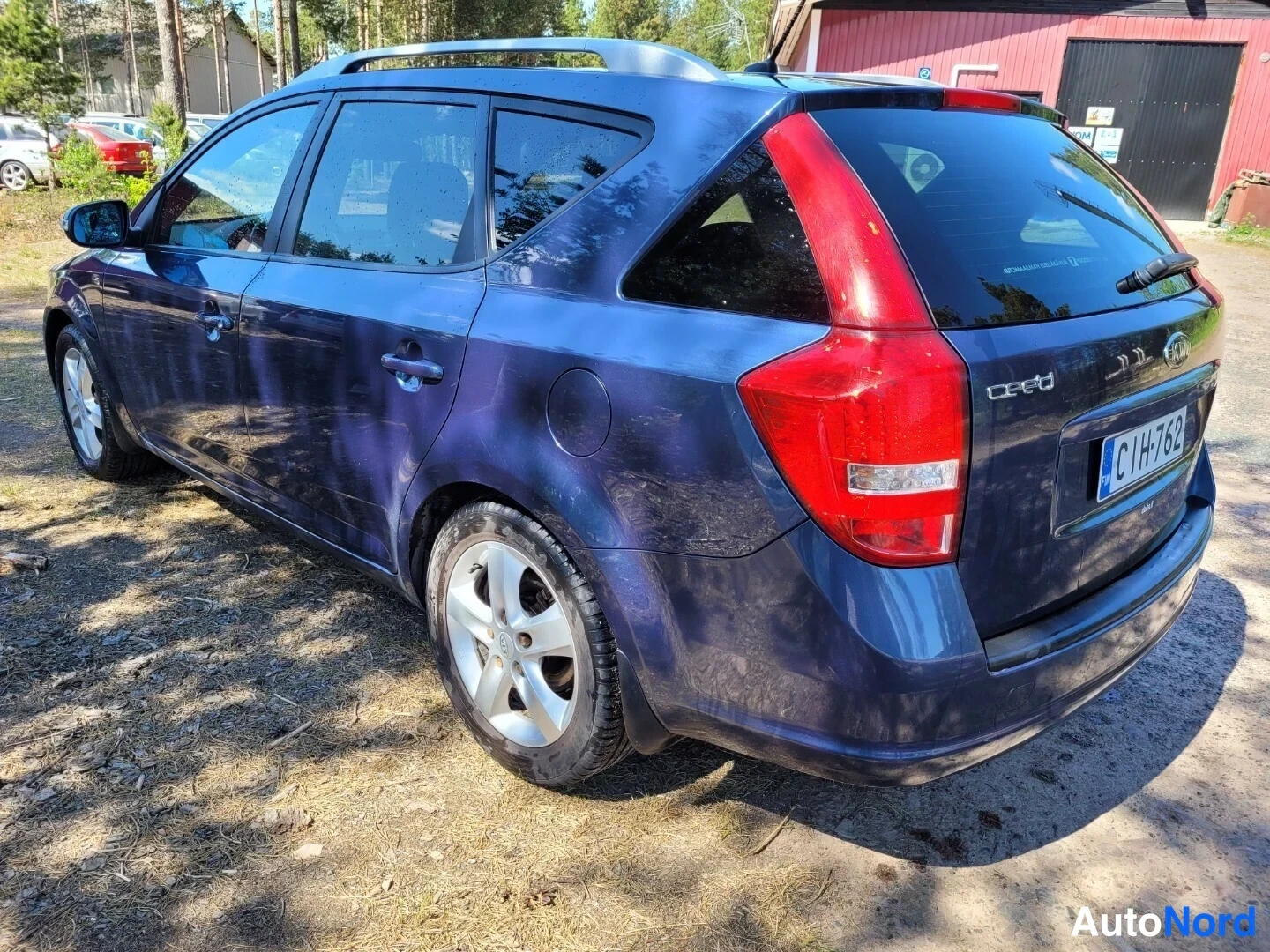 Sininen Kia Ceed 2011, takaviisto, kuva 8