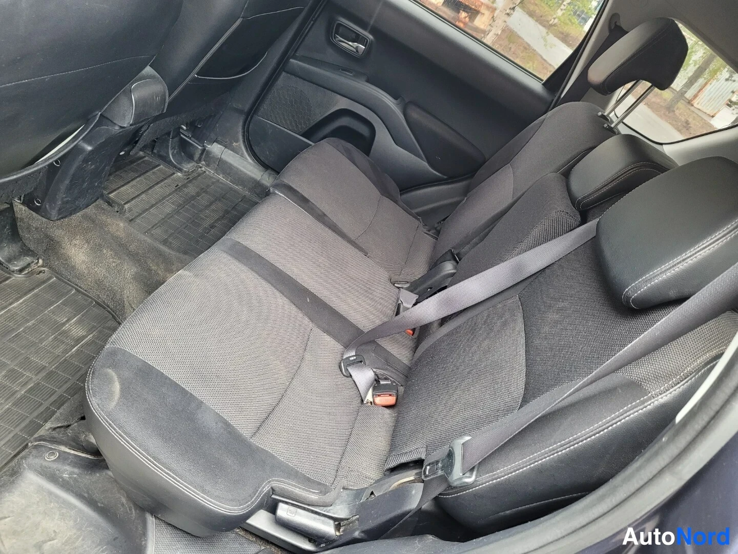 Sininen Peugeot 4007 2007, takaistuimet, kuva 14