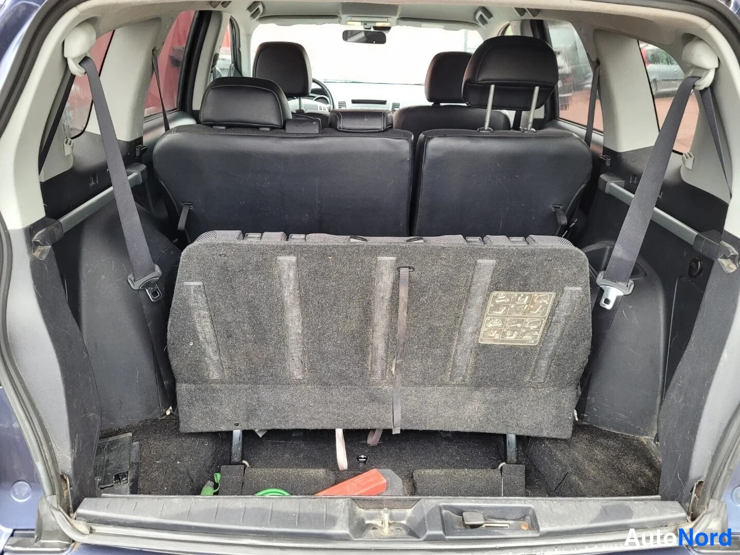 Sininen Peugeot 4007 2007, tavaratila, kuva 18