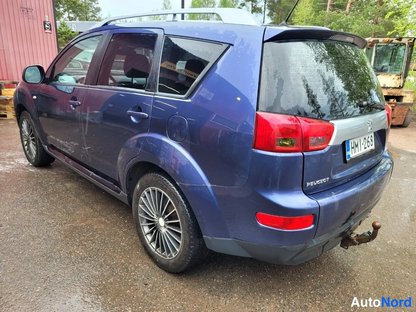 Sininen Peugeot 4007 2007, takaviisto, kuva 6