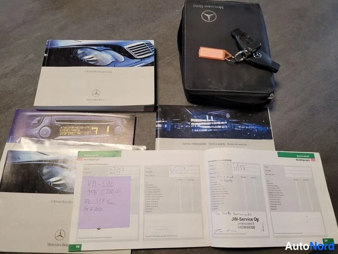 Musta Mercedes-Benz C 220 CDI 2003, kuva 38