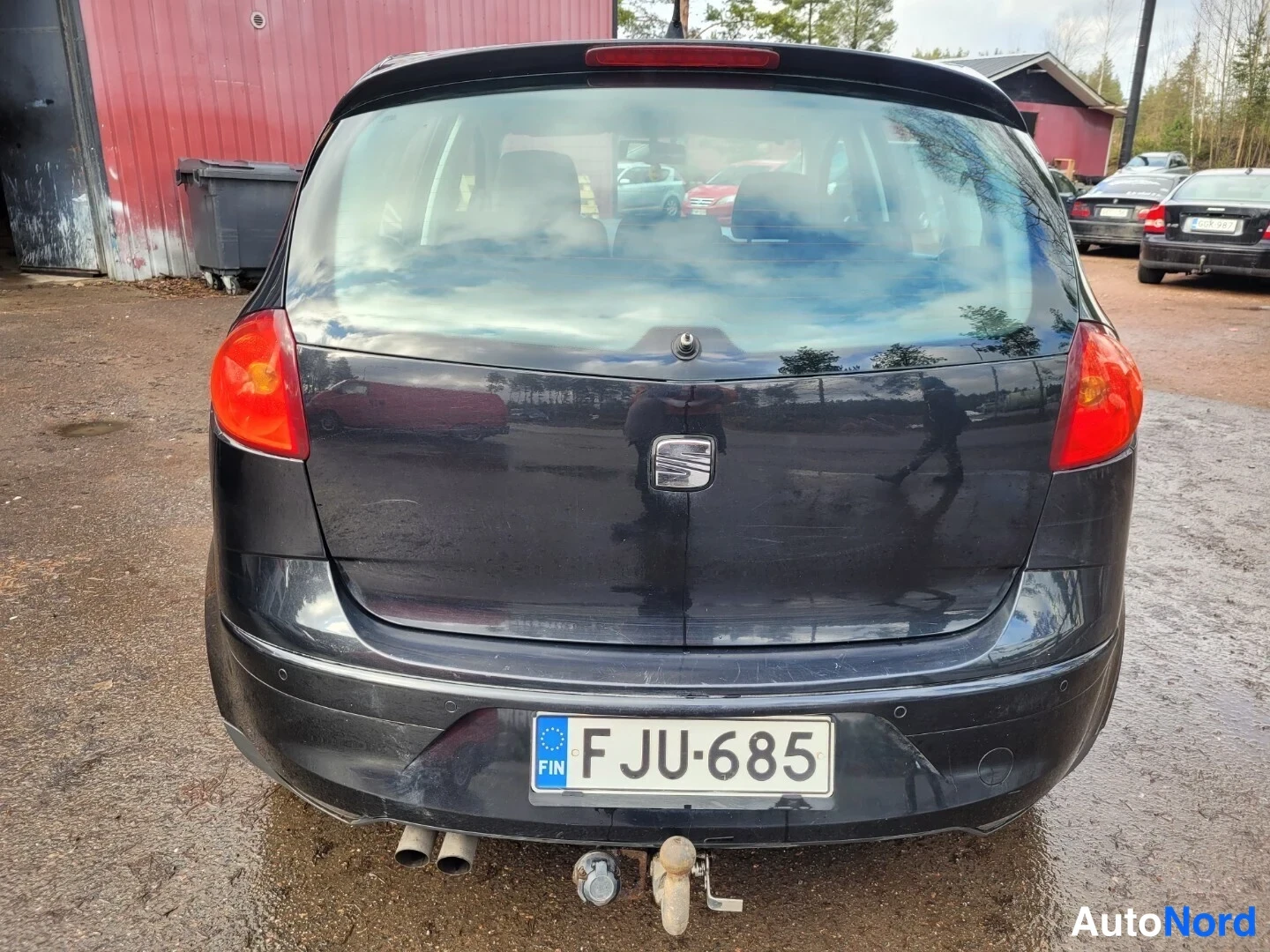 Musta Seat Altea 2010, takaa, kuva 8