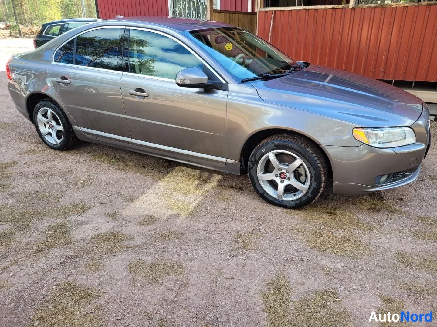 Beige Volvo S80 2006, etuviisto, keula oikealle, kuva 4