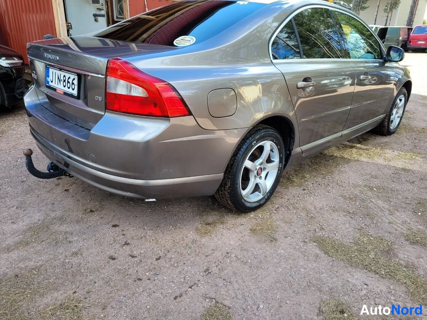 Beige Volvo S80 2006, takaviisto, kuva 9