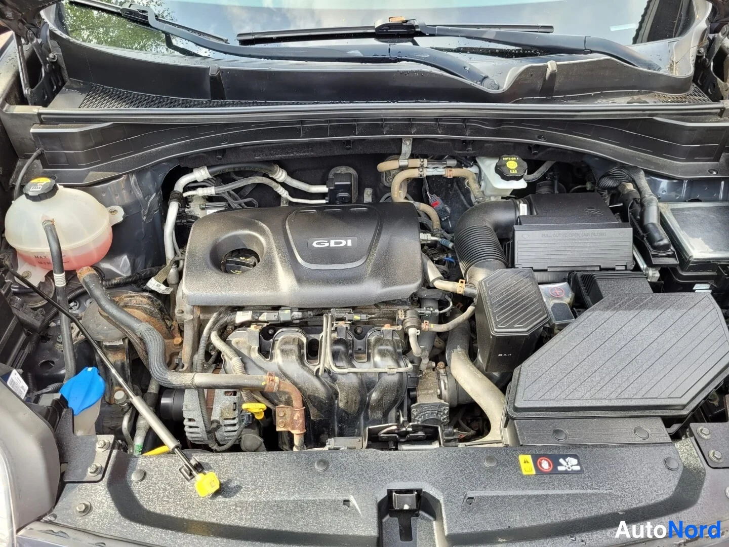 Grå Kia Sportage 2016, motorrum, bild 19