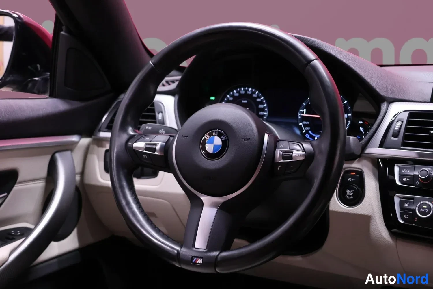 Harmaa BMW 420i xDrive 2018, ohjaamo, kuva 8