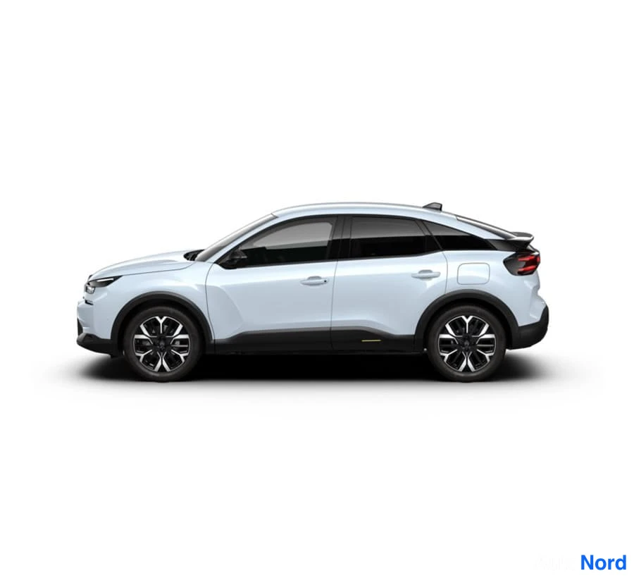 Sininen Citroen C4 2026, etuviisto, keula vasemmalle, kuva 4