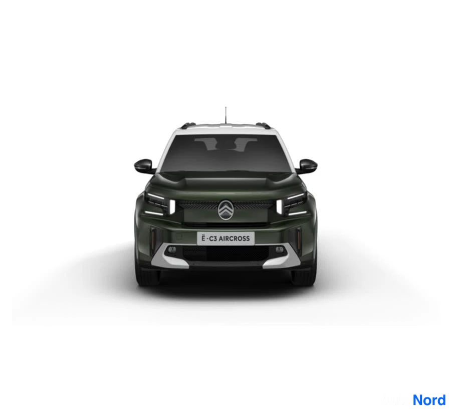 Vihreä Citroen e-C3 AIRCROSS 2026, edestä, kuva 5