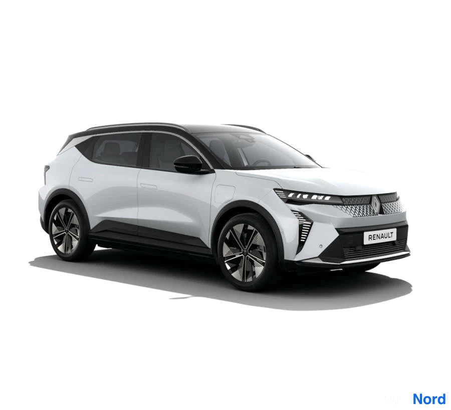 Hopea Renault Scenic E-Tech electric 2026, etuviisto, keula oikealle, kuva 5