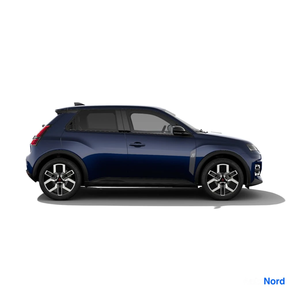 Renault 5 E-Tech electric 2026, etuviisto, keula oikealle, kuva 3