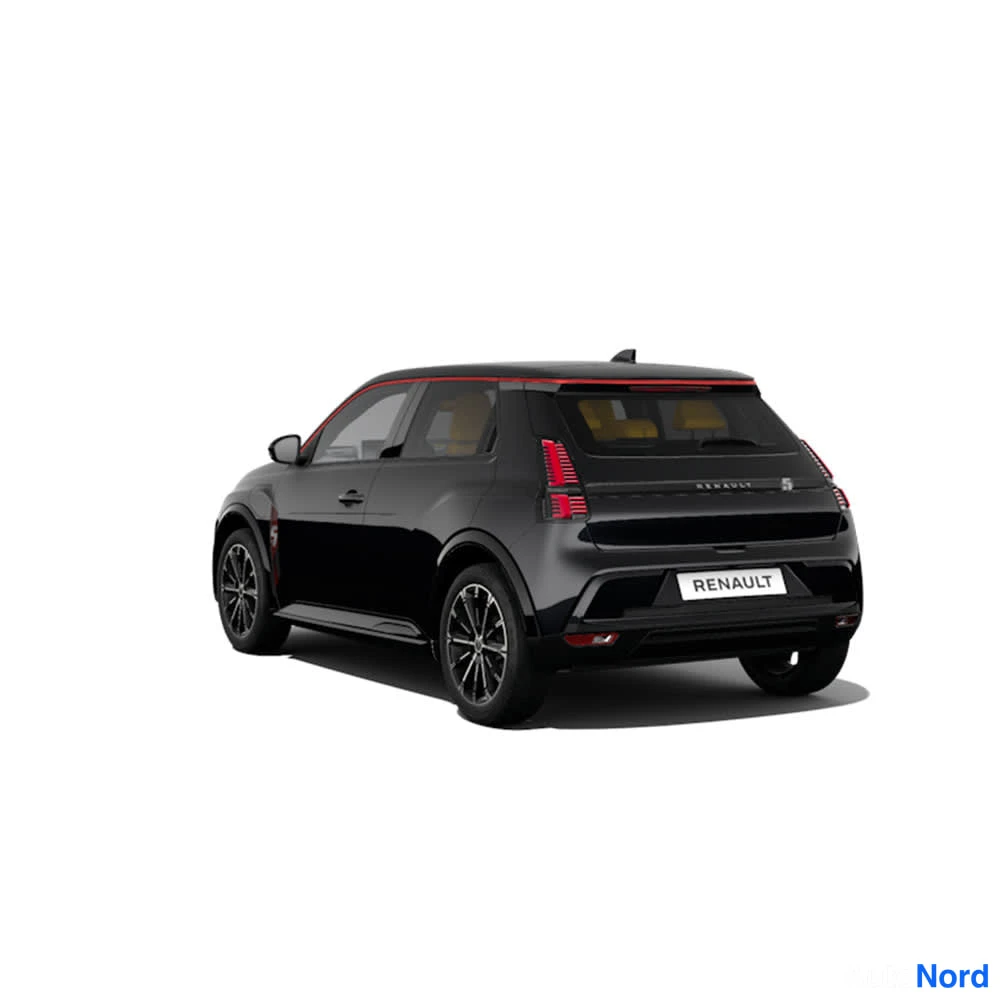 Musta Renault 5 E-Tech electric 2026, takaviisto, kuva 3