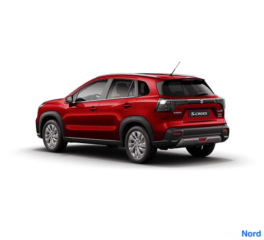 Valkoinen Suzuki S-Cross 2026, takaviisto, kuva 10