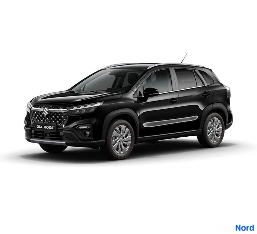 Valkoinen Suzuki S-Cross 2026, etuviisto, keula vasemmalle, kuva 7