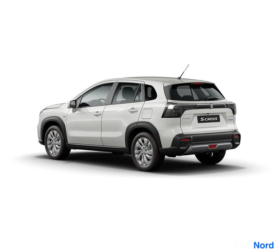 Valkoinen Suzuki S-Cross 2026, takaviisto, kuva 9
