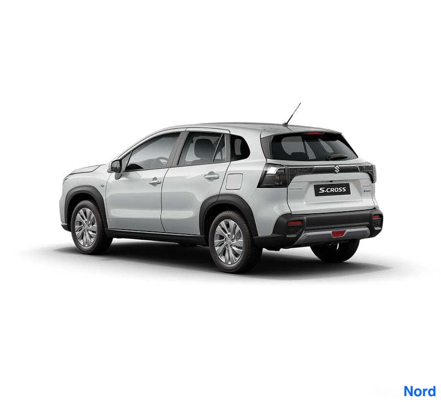 Valkoinen Suzuki S-Cross 2026, takaviisto, kuva 15