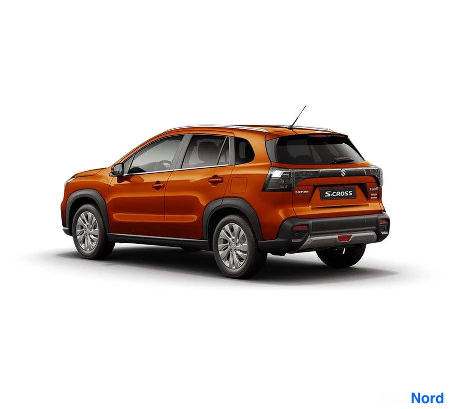 Valkoinen Suzuki S-Cross 2026, takaviisto, kuva 12