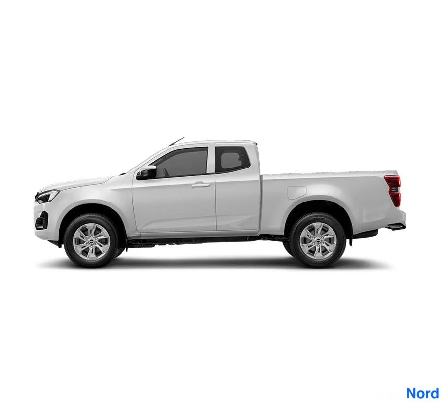 Harmaa Isuzu D-MAX 2026, sivulta, kuva 10