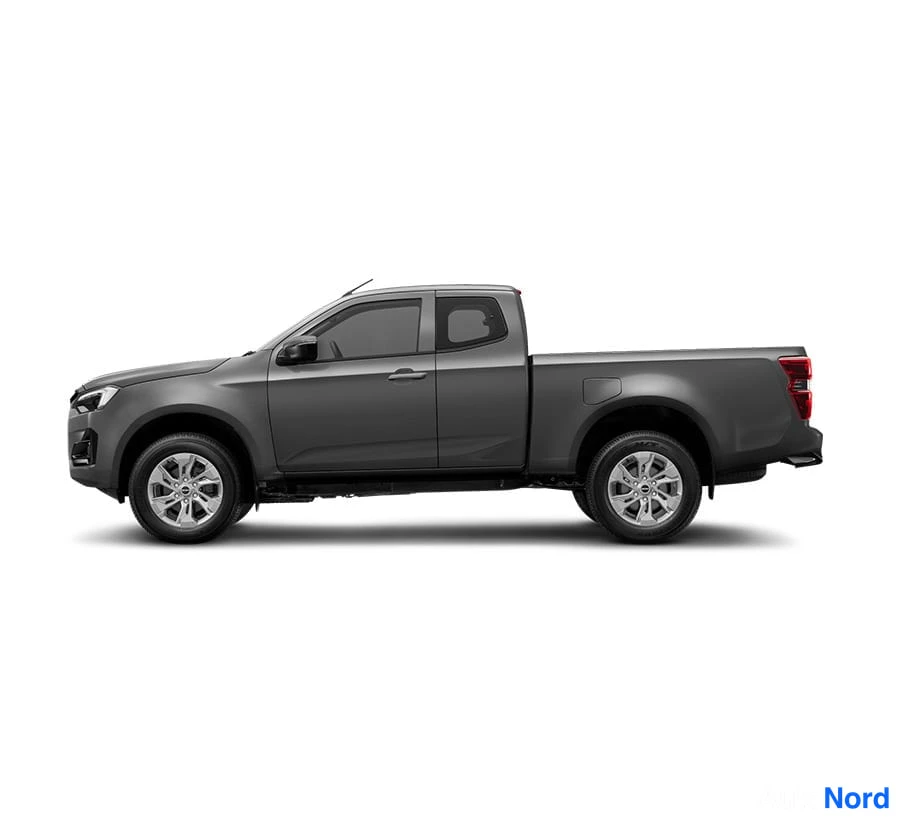 Harmaa Isuzu D-MAX 2026, sivulta, kuva 11