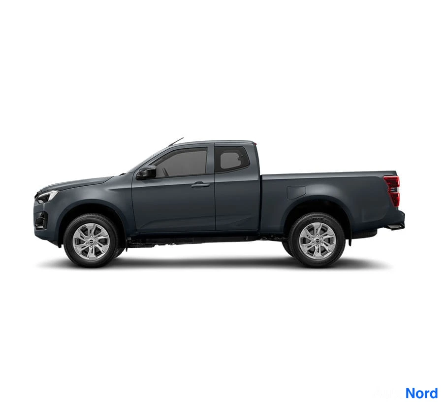 Harmaa Isuzu D-MAX 2026, sivulta, kuva 16
