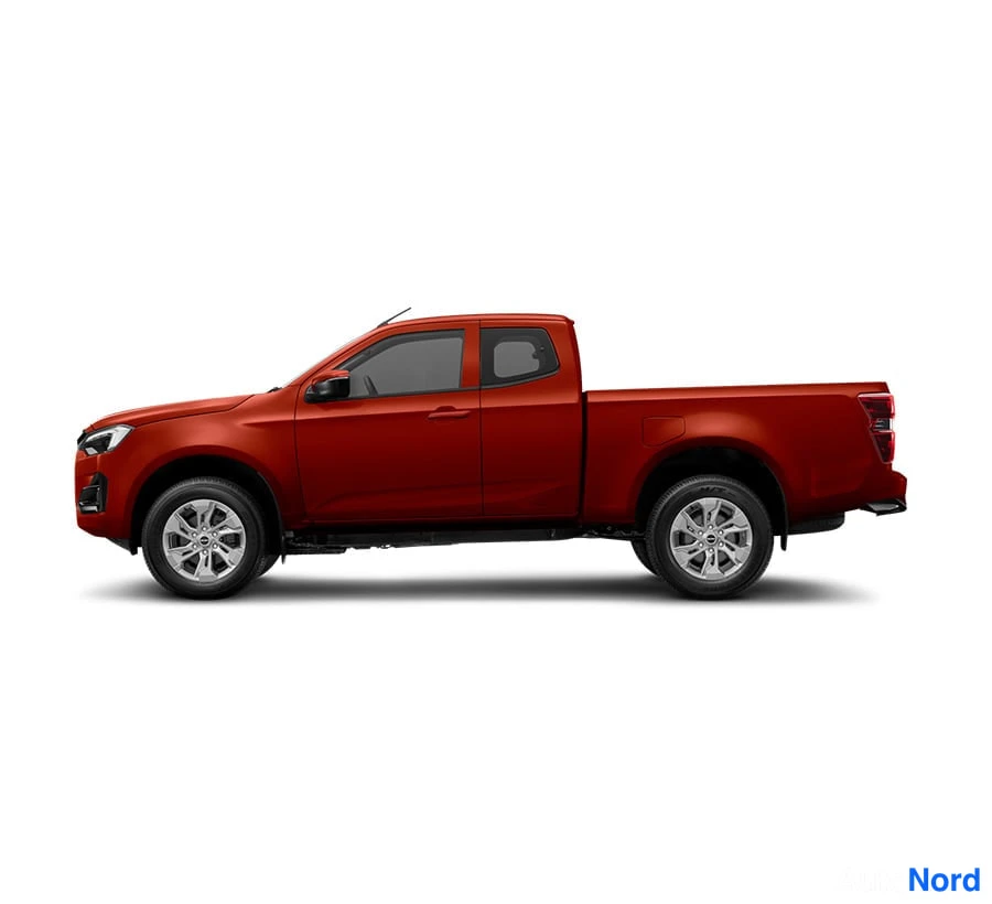 Harmaa Isuzu D-MAX 2026, sivulta, kuva 17