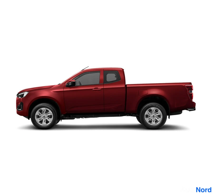Harmaa Isuzu D-MAX 2026, sivulta, kuva 13