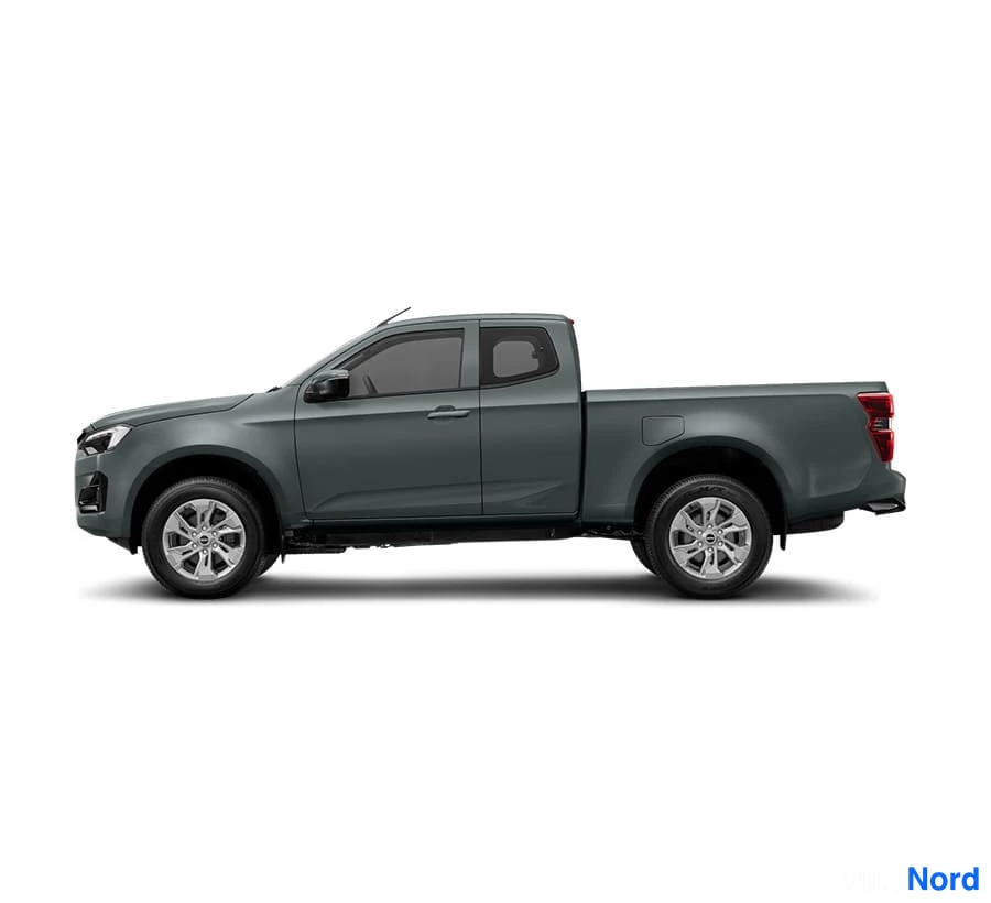 Harmaa Isuzu D-MAX 2026, sivulta, kuva 15