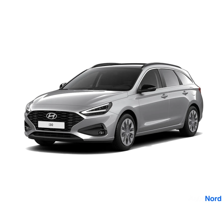 Punainen Hyundai i30 2026, etuviisto, keula vasemmalle, kuva 6