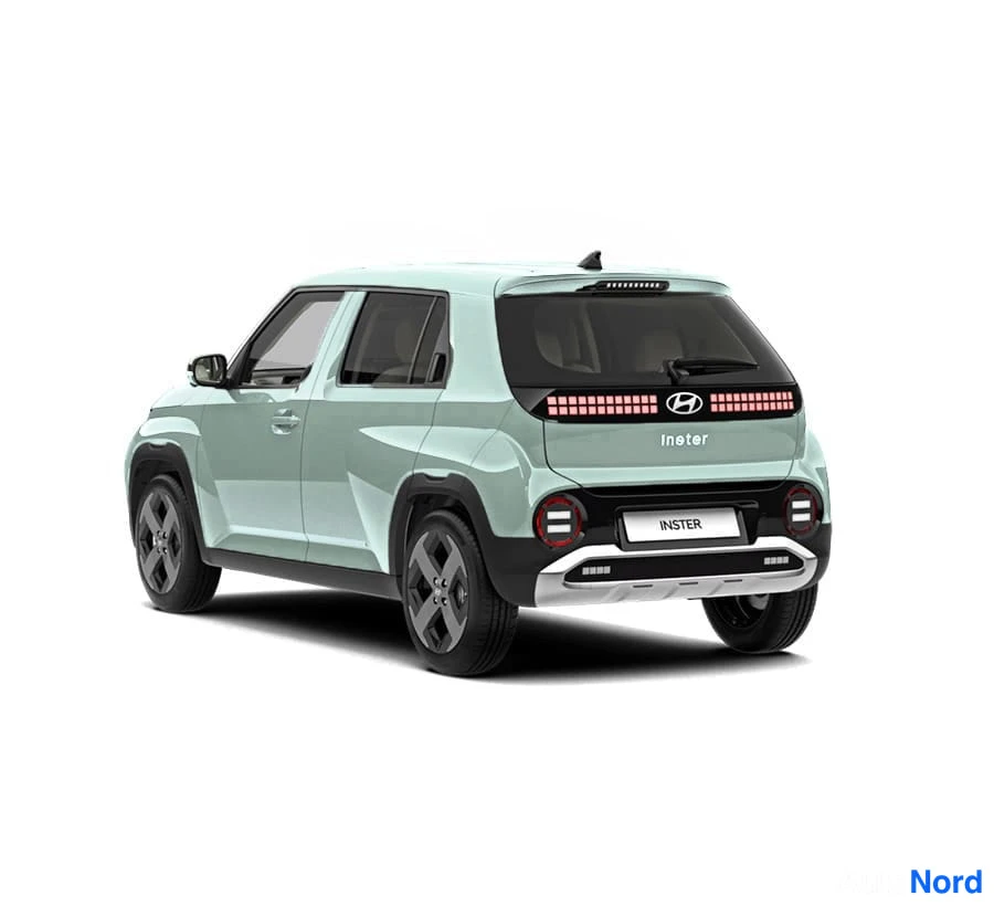 Vihreä Hyundai Inster 2026, takaviisto, kuva 22