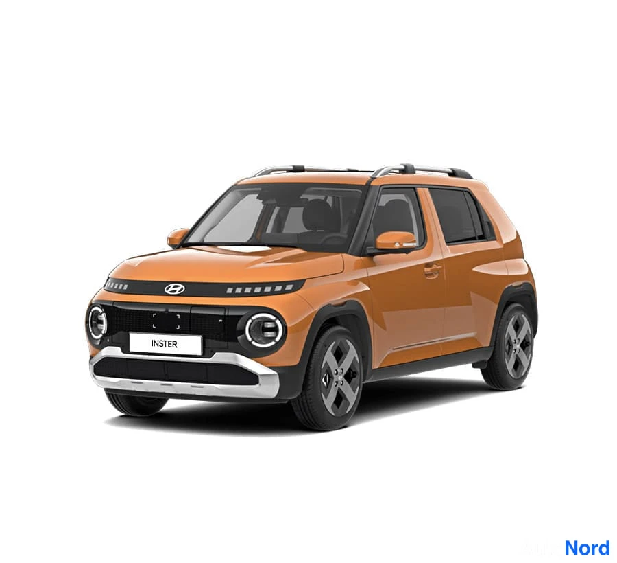 Hyundai Inster 2026, etuviisto, keula vasemmalle, kuva 3