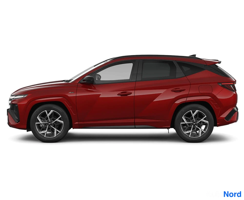 Valkoinen Hyundai Tucson 2026, sivulta, kuva 12