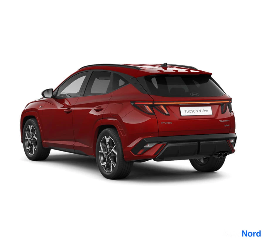 Valkoinen Hyundai Tucson 2026, takaviisto, kuva 15