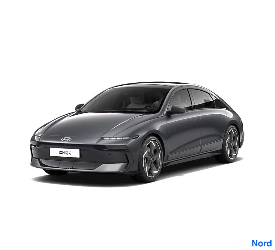 Punainen Hyundai IONIQ 6 2026, etuviisto, keula vasemmalle, kuva 2