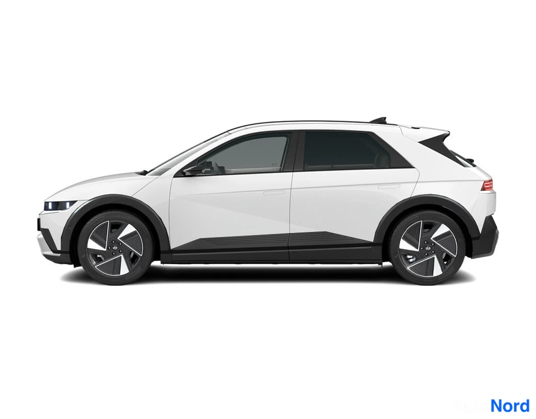 Valkoinen Hyundai IONIQ 5 2026, sivulta, kuva 3