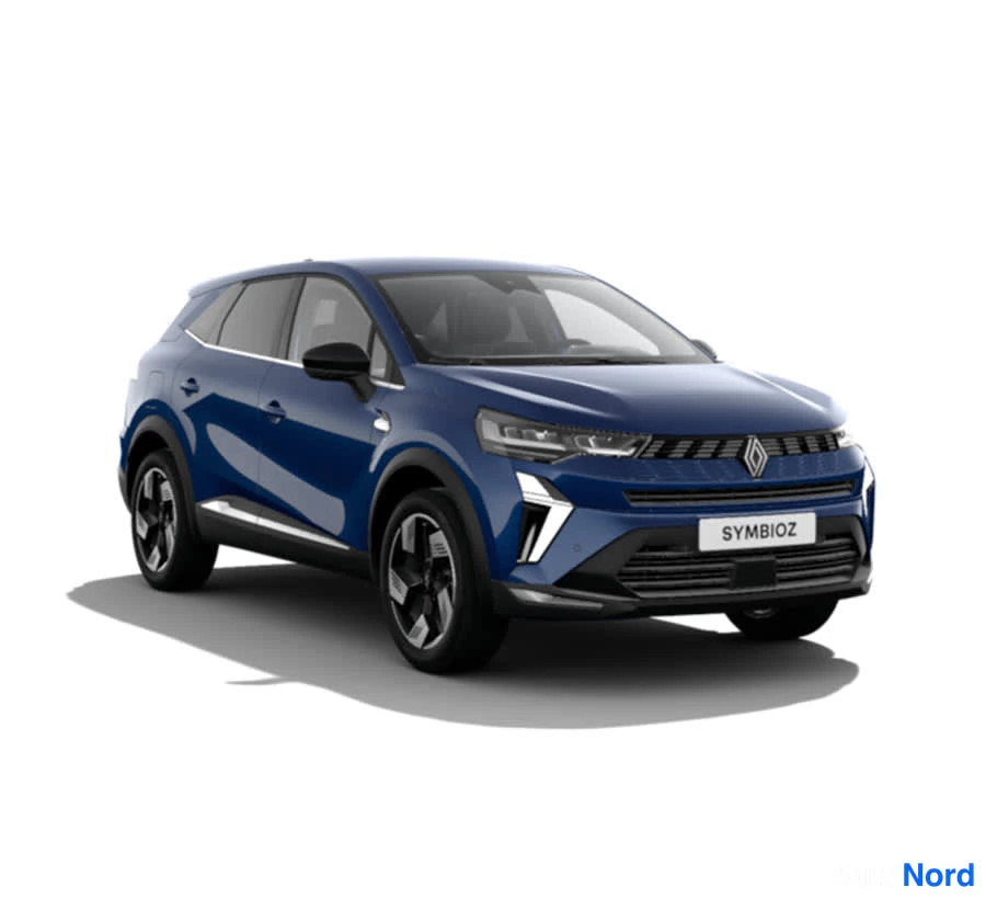 Harmaa Renault Symbioz 2026, etuviisto, keula oikealle, kuva 4