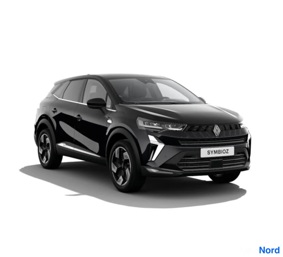 Harmaa Renault Symbioz 2026, etuviisto, keula oikealle, kuva 2