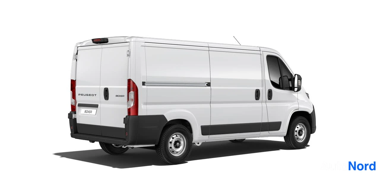 Valkoinen Peugeot Boxer 2026, takaviisto, kuva 4