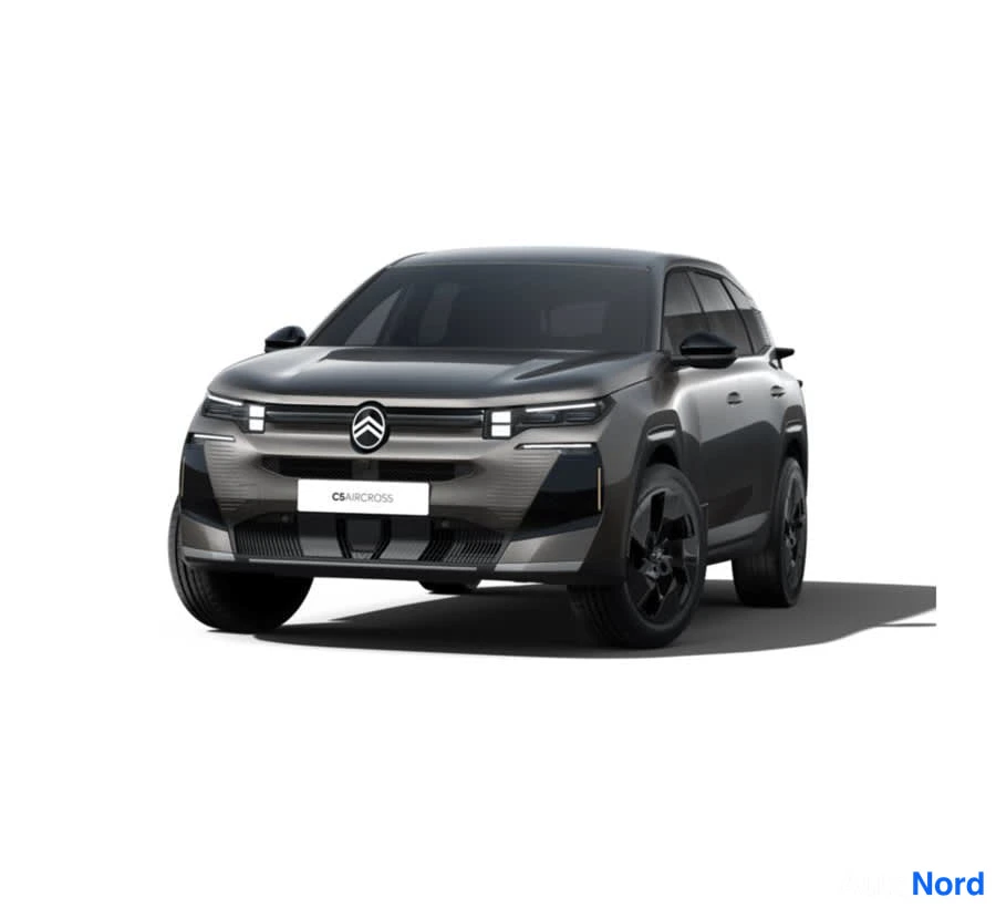 Harmaa Citroen C5 AIRCROSS 2026, etuviisto, keula vasemmalle, kuva 4