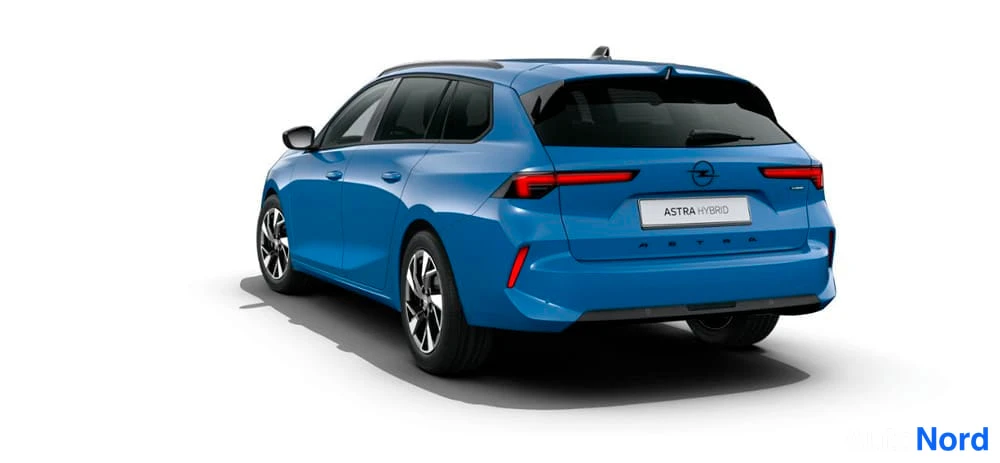 Silver Opel Astra Sports Tourer 2026, rear three-quarter, photo 13