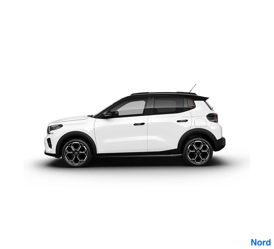 Valkoinen Citroen C3 2026, sivulta, kuva 4