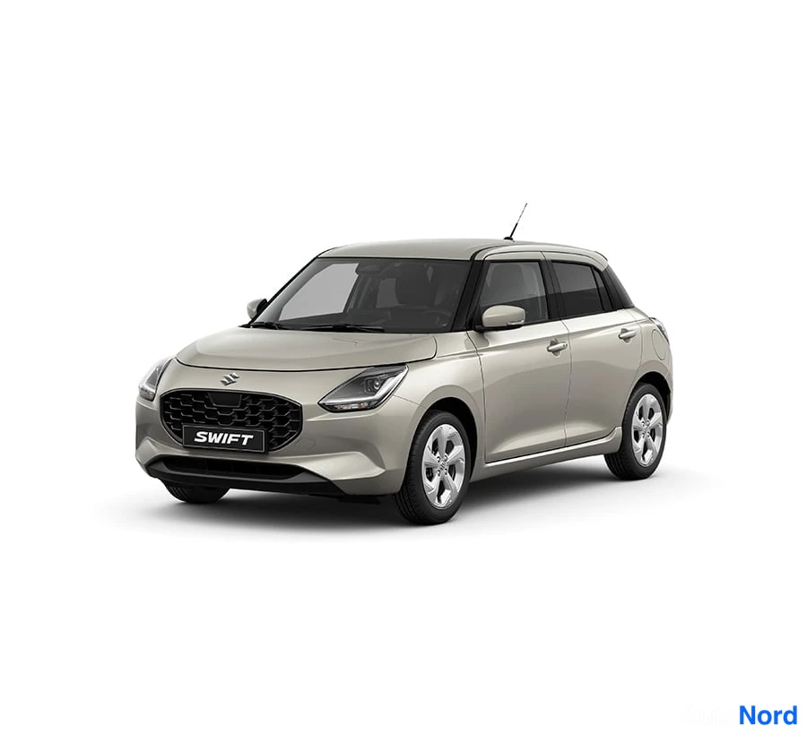 Sininen Suzuki Swift 2026, etuviisto, keula vasemmalle, kuva 6